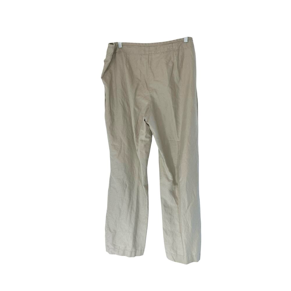 Talbots Heritage Pants Tan Khaki Office Work Career‎ Straight Leg Size 14 - Picture 4 of 12